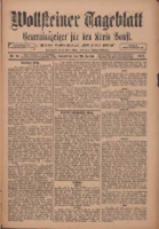 Wollsteiner Tageblatt: Generalanzeiger für den Kreis Bomst: mit der Gratis-Beilage: "Blätter und Blüten" 1912.01.20 Nr16