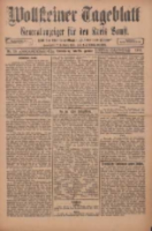 Wollsteiner Tageblatt: Generalanzeiger für den Kreis Bomst: mit der Gratis-Beilage: "Blätter und Blüten" 1912.01.25 Nr20