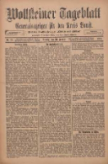 Wollsteiner Tageblatt: Generalanzeiger f&uuml;r den Kreis Bomst: mit der Gratis-Beilage: "Bl&auml;tter und Bl&uuml;ten" 1912.01.26 Nr21