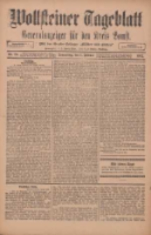 Wollsteiner Tageblatt: Generalanzeiger für den Kreis Bomst: mit der Gratis-Beilage: "Blätter und Blüten" 1912.02.01 Nr26