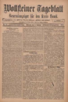 Wollsteiner Tageblatt: Generalanzeiger für den Kreis Bomst: mit der Gratis-Beilage: "Blätter und Blüten" 1912.02.07 Nr31