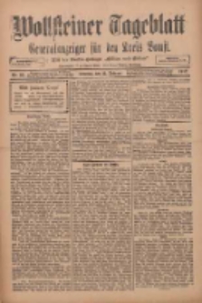 Wollsteiner Tageblatt: Generalanzeiger f&uuml;r den Kreis Bomst: mit der Gratis-Beilage: "Bl&auml;tter und Bl&uuml;ten" 1912.02.11 Nr35
