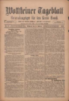 Wollsteiner Tageblatt: Generalanzeiger f&uuml;r den Kreis Bomst: mit der Gratis-Beilage: "Bl&auml;tter und Bl&uuml;ten" 1912.02.14 Nr37