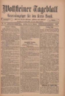 Wollsteiner Tageblatt: Generalanzeiger f&uuml;r den Kreis Bomst: mit der Gratis-Beilage: "Bl&auml;tter und Bl&uuml;ten" 1912.02.16 Nr39