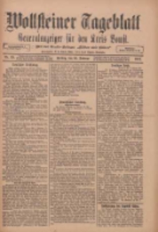 Wollsteiner Tageblatt: Generalanzeiger für den Kreis Bomst: mit der Gratis-Beilage: "Blätter und Blüten" 1912.02.16 Nr39