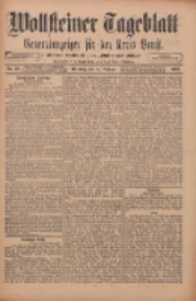 Wollsteiner Tageblatt: Generalanzeiger f&uuml;r den Kreis Bomst: mit der Gratis-Beilage: "Bl&auml;tter und Bl&uuml;ten" 1912.02.28 Nr49