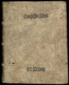 Confessio fidei catholicae christiana, autoritate synodi provincialis, quae habita est Petricoviae, anno 1560 [rom.]