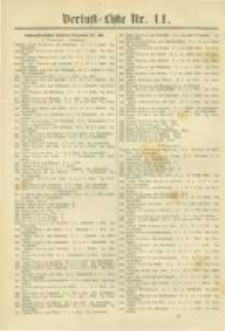 Militair-Wochenblatt Verlust Liste. 1870 Nr.11