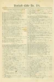 Militair-Wochenblatt Verlust Liste. 1870 Nr.18