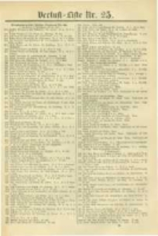 Militair-Wochenblatt Verlust Liste. 1870 Nr.25