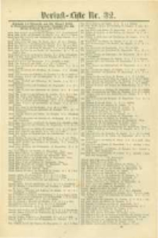 Militair-Wochenblatt Verlust Liste. 1870 Nr.32