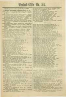 Militair-Wochenblatt Verlust Liste. 1870 Nr.54