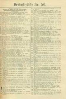 Militair-Wochenblatt Verlust Liste. 1870 Nr.56