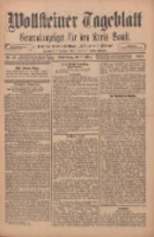 Wollsteiner Tageblatt: Generalanzeiger f&uuml;r den Kreis Bomst: mit der Gratis-Beilage: "Bl&auml;tter und Bl&uuml;ten" 1912.03.07 Nr56
