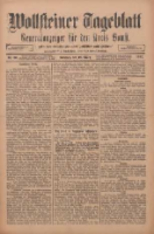 Wollsteiner Tageblatt: Generalanzeiger f&uuml;r den Kreis Bomst: mit der Gratis-Beilage: "Bl&auml;tter und Bl&uuml;ten" 1912.03.12 Nr60