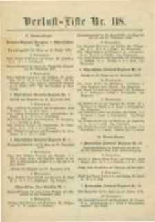 Militair-Wochenblatt Verlust Liste. 1870 Nr.118