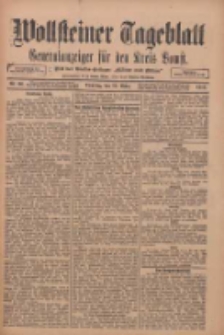 Wollsteiner Tageblatt: Generalanzeiger f&uuml;r den Kreis Bomst: mit der Gratis-Beilage: "Bl&auml;tter und Bl&uuml;ten" 1912.03.19 Nr66