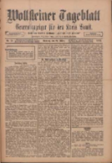 Wollsteiner Tageblatt: Generalanzeiger für den Kreis Bomst: mit der Gratis-Beilage: "Blätter und Blüten" 1912.03.24 Nr71