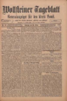 Wollsteiner Tageblatt: Generalanzeiger f&uuml;r den Kreis Bomst: mit der Gratis-Beilage: "Bl&auml;tter und Bl&uuml;ten" 1912.03.26 Nr72