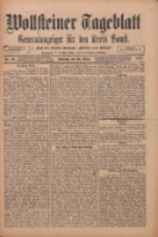 Wollsteiner Tageblatt: Generalanzeiger für den Kreis Bomst: mit der Gratis-Beilage: "Blätter und Blüten" 1912.03.26 Nr72