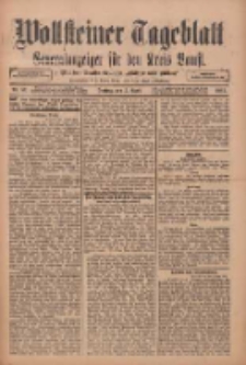 Wollsteiner Tageblatt: Generalanzeiger für den Kreis Bomst: mit der Gratis-Beilage: "Blätter und Blüten" 1912.04.05 Nr81