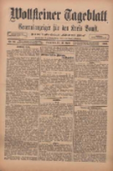 Wollsteiner Tageblatt: Generalanzeiger für den Kreis Bomst: mit der Gratis-Beilage: "Blätter und Blüten" 1912.04.13 Nr86