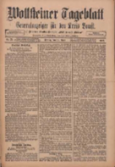Wollsteiner Tageblatt: Generalanzeiger f&uuml;r den Kreis Bomst: mit der Gratis-Beilage: "Bl&auml;tter und Bl&uuml;ten" 1912.04.19 Nr91