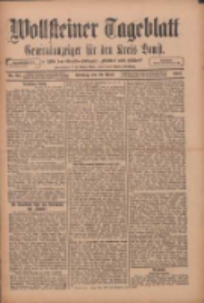 Wollsteiner Tageblatt: Generalanzeiger f&uuml;r den Kreis Bomst: mit der Gratis-Beilage: "Bl&auml;tter und Bl&uuml;ten" 1912.04.21 Nr93