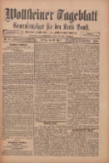 Wollsteiner Tageblatt: Generalanzeiger f&uuml;r den Kreis Bomst: mit der Gratis-Beilage: "Bl&auml;tter und Bl&uuml;ten" 1912.04.26 Nr97