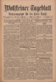Wollsteiner Tageblatt: Generalanzeiger für den Kreis Bomst: mit der Gratis-Beilage: "Blätter und Blüten" 1912.04.28 Nr99