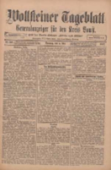 Wollsteiner Tageblatt: Generalanzeiger f&uuml;r den Kreis Bomst: mit der Gratis-Beilage: "Bl&auml;tter und Bl&uuml;ten" 1912.05.05 Nr105