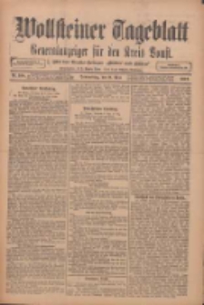 Wollsteiner Tageblatt: Generalanzeiger f&uuml;r den Kreis Bomst: mit der Gratis-Beilage: "Bl&auml;tter und Bl&uuml;ten" 1912.05.09 Nr108