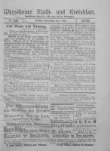 Wreschener Stadt und Kreisblatt: amtlicher Anzeiger f&uuml;r den Kreis Wreschen 1919.06.05 Nr65