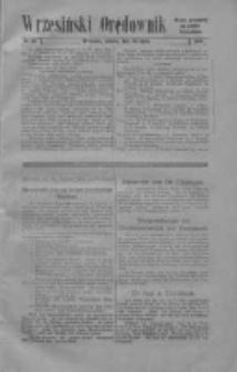 Wrzesiński Orędownik: organ urzędowy za powiat wrzesiński 1919.07.26 Nr87 (wydanie polskie)