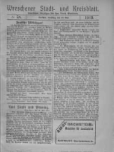 Wreschener Stadt und Kreisblatt: amtlicher Anzeiger für den Kreis Wreschen 1919.05.20 Nr58