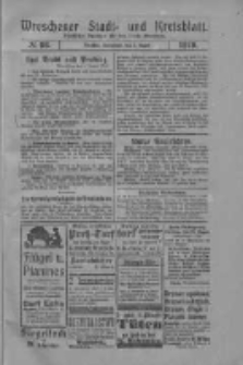 Wreschener Stadt und Kreisblatt: amtlicher Anzeiger für den Kreis Wreschen 1919.08.09 Nr93