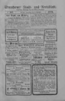 Wreschener Stadt und Kreisblatt: amtlicher Anzeiger f&uuml;r den Kreis Wreschen 1919.09.11 Nr107