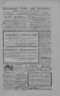 Wreschener Stadt und Kreisblatt: amtlicher Anzeiger f&uuml;r den Kreis Wreschen 1919.09.27 Nr114