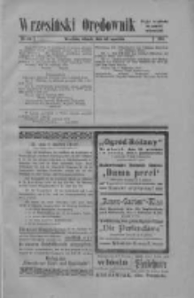 Wrzesiński Orędownik: organ urzędowy za powiat wrzesiński 1919.09.30 Nr115 (wydanie polskie)
