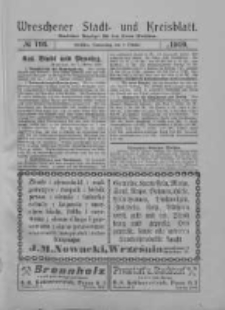 Wreschener Stadt und Kreisblatt: amtlicher Anzeiger f&uuml;r den Kreis Wreschen 1919.10.02 Nr116
