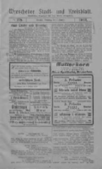 Wreschener Stadt und Kreisblatt: amtlicher Anzeiger f&uuml;r den Kreis Wreschen 1919.10.07 Nr118