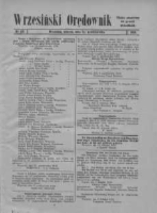 Wrzesiński Orędownik: organ urzędowy za powiat wrzesiński 1919.10.14 Nr121 (wydanie polskie)