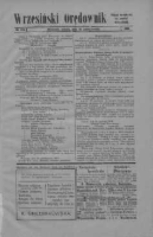 Wrzesiński Orędownik: organ urzędowy za powiat wrzesiński 1919.10.18 Nr123 (wydanie polskie)