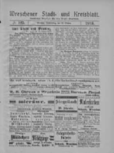 Wreschener Stadt und Kreisblatt: amtlicher Anzeiger f&uuml;r den Kreis Wreschen 1919.10.23 Nr125