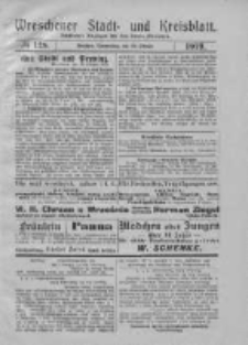 Wreschener Stadt und Kreisblatt: amtlicher Anzeiger für den Kreis Wreschen 1919.10.30 Nr128