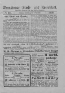Wreschener Stadt und Kreisblatt: amtlicher Anzeiger f&uuml;r den Kreis Wreschen 1919.11.06 Nr131