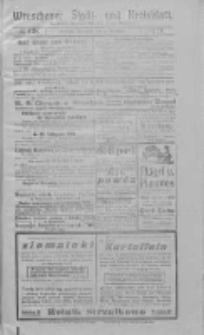 Wreschener Stadt und Kreisblatt: amtlicher Anzeiger f&uuml;r den Kreis Wreschen 1919.11.22 Nr138