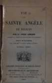 Vie de sainte Angele de Foligno