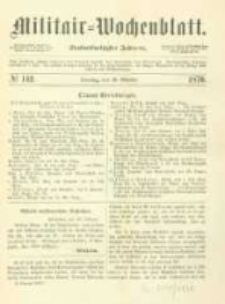 Militair-Wochenblatt. 1870.10.30 Jahrg.55 No.142