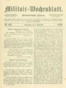 Militair-Wochenblatt. 1870.11.05 Jahrg.55 No.147